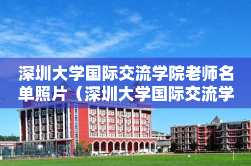 深圳大学国际交流学院老师名单照片（深圳大学国际交流学院老师名单照片查询）