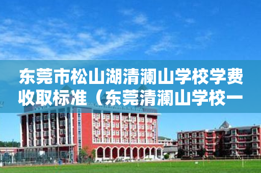 东莞市松山湖清澜山学校学费收取标准（东莞清澜山学校一年学费多少）