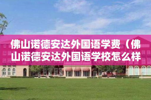 佛山诺德安达外国语学费（佛山诺德安达外国语学校怎么样）