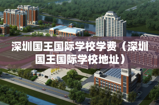 深圳国王国际学校学费（深圳国王国际学校地址）