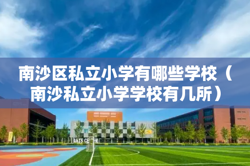 南沙区私立小学有哪些学校（南沙私立小学学校有几所）