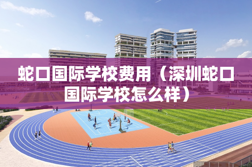 蛇口国际学校费用（深圳蛇口国际学校怎么样）