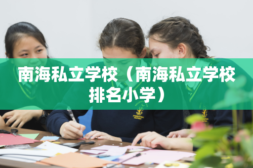 南海私立学校（南海私立学校排名小学）