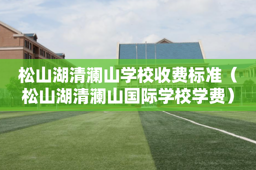 松山湖清澜山学校收费标准（松山湖清澜山国际学校学费）
