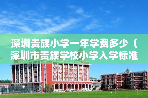 深圳贵族小学一年学费多少（深圳市贵族学校小学入学标准）