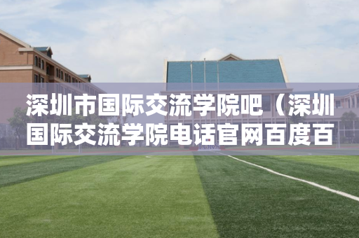 深圳市国际交流学院吧（深圳国际交流学院电话官网百度百科）