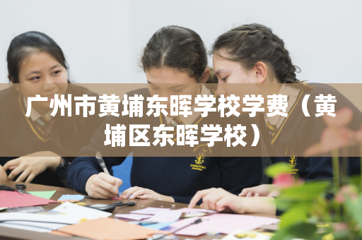 广州市黄埔东晖学校学费（黄埔区东晖学校）