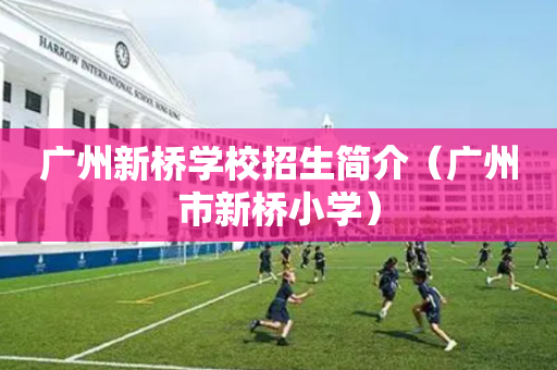 广州新桥学校招生简介（广州市新桥小学）