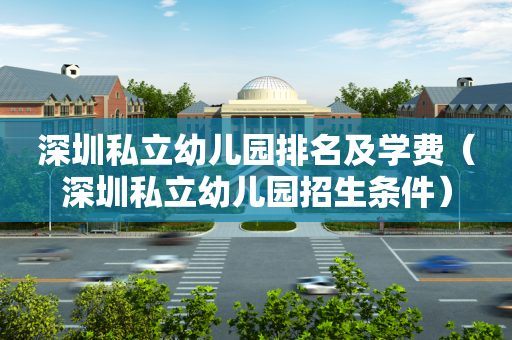 深圳私立幼儿园排名及学费（深圳私立幼儿园招生条件）