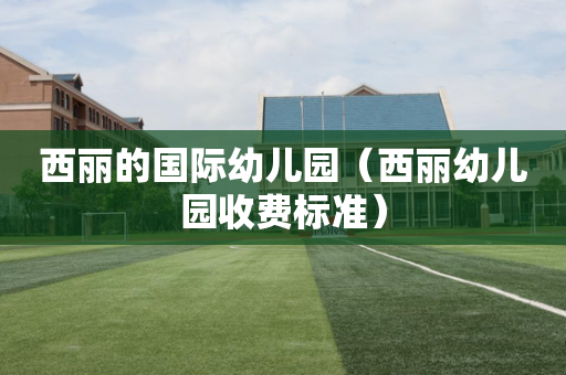 西丽的国际幼儿园（西丽幼儿园收费标准）