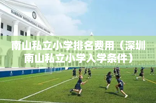 南山私立小学排名费用（深圳南山私立小学入学条件）