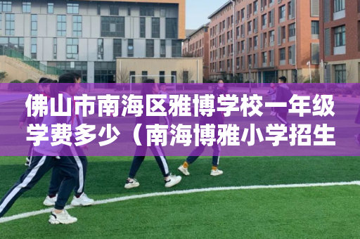 佛山市南海区雅博学校一年级学费多少（南海博雅小学招生范围）
