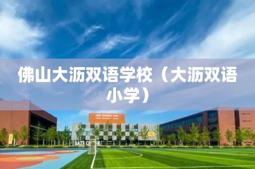 佛山大沥双语学校（大沥双语小学）