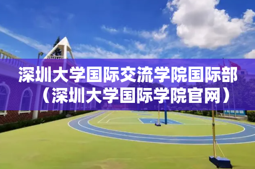 深圳大学国际交流学院国际部（深圳大学国际学院官网）