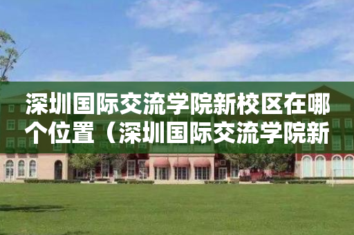 深圳国际交流学院新校区在哪个位置（深圳国际交流学院新校区项目总承包）