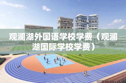 观澜湖外国语学校学费（观澜湖国际学校学费）