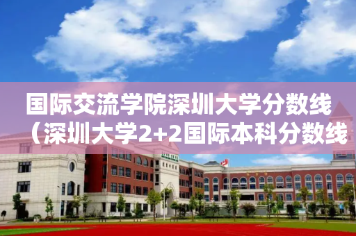 国际交流学院深圳大学分数线（深圳大学2+2国际本科分数线）