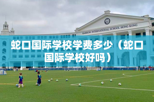 蛇口国际学校学费多少（蛇口国际学校好吗）