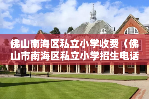 佛山南海区私立小学收费（佛山市南海区私立小学招生电话）