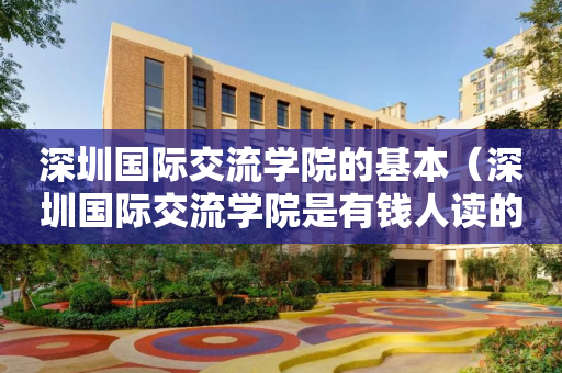 深圳国际交流学院的基本（深圳国际交流学院是有钱人读的吗）
