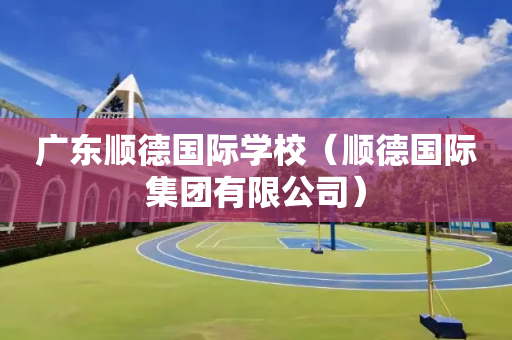 广东顺德国际学校（顺德国际集团有限公司）