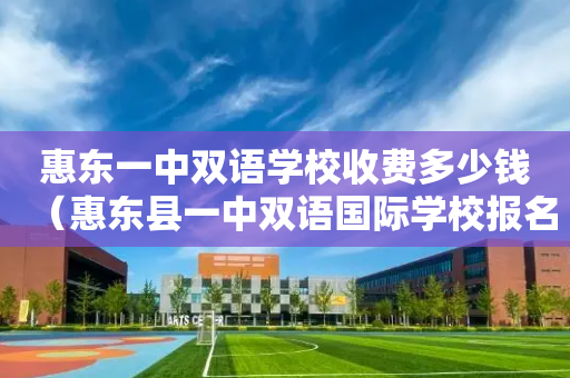 惠东一中双语学校收费多少钱（惠东县一中双语国际学校报名）