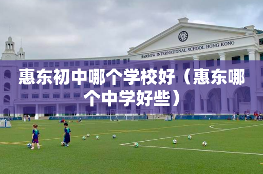 惠东初中哪个学校好（惠东哪个中学好些）