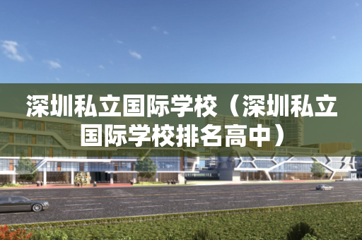 深圳私立国际学校（深圳私立国际学校排名高中）