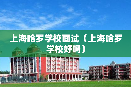 上海哈罗学校面试（上海哈罗学校好吗）