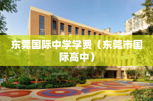 东莞国际中学学费（东莞市国际高中）
