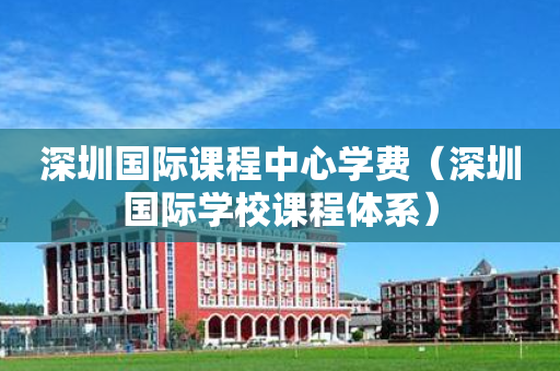 深圳国际课程中心学费（深圳国际学校课程体系）