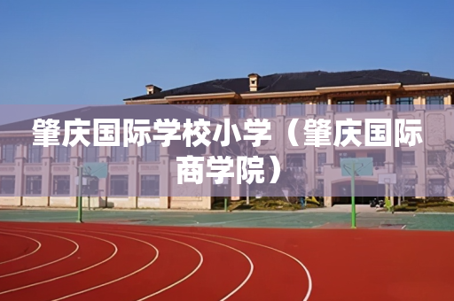 肇庆国际学校小学（肇庆国际商学院）