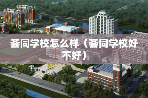 荟同学校怎么样（荟同学校好不好）