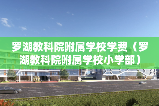 罗湖教科院附属学校学费（罗湖教科院附属学校小学部）