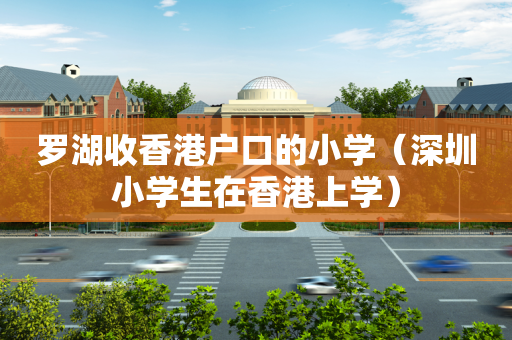 罗湖收香港户口的小学（深圳小学生在香港上学）
