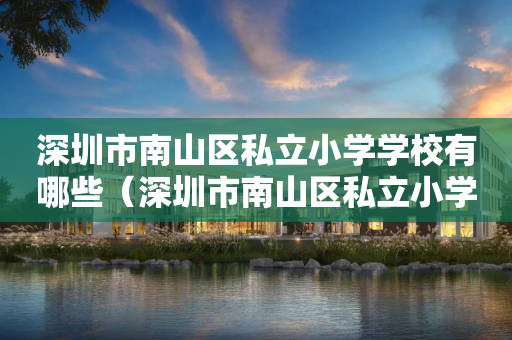 深圳市南山区私立小学学校有哪些（深圳市南山区私立小学学校有哪些初中）