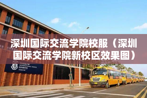 深圳国际交流学院校服（深圳国际交流学院新校区效果图）