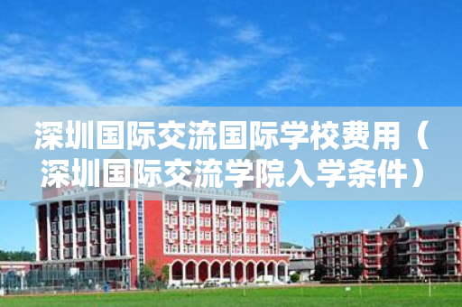 深圳国际交流国际学校费用（深圳国际交流学院入学条件）