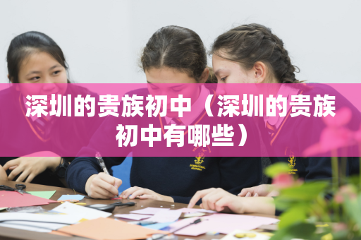 深圳的贵族初中（深圳的贵族初中有哪些）