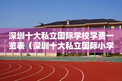 深圳十大私立国际学校学费一览表（深圳十大私立国际小学）