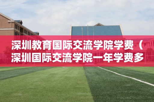 深圳教育国际交流学院学费（深圳国际交流学院一年学费多少）