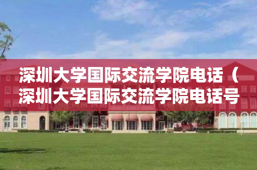 深圳大学国际交流学院电话（深圳大学国际交流学院电话号码）
