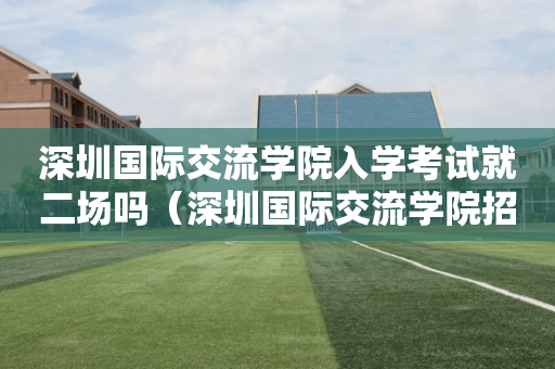 深圳国际交流学院入学考试就二场吗（深圳国际交流学院招生要求）