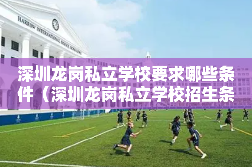 深圳龙岗私立学校要求哪些条件（深圳龙岗私立学校招生条件）