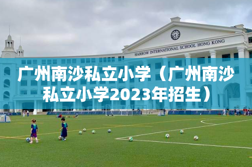 广州南沙私立小学（广州南沙私立小学2023年招生）