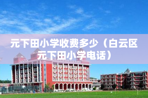 元下田小学收费多少（白云区元下田小学电话）