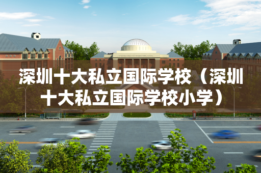 深圳十大私立国际学校（深圳十大私立国际学校小学）
