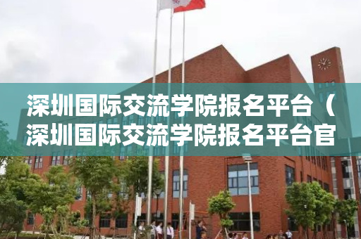 深圳国际交流学院报名平台（深圳国际交流学院报名平台官网）