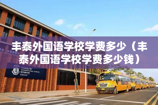 丰泰外国语学校学费多少（丰泰外国语学校学费多少钱）