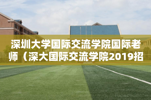 深圳大学国际交流学院国际老师（深大国际交流学院2019招生简章）